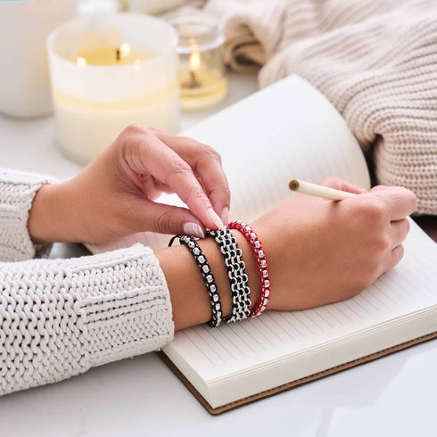 Noir x Argent | Bracelet Maillons Catena